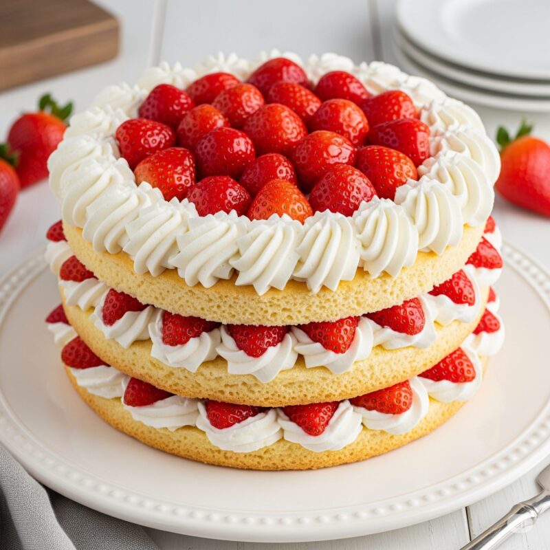 イチゴのショートケーキ
