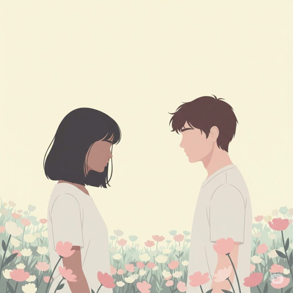 花畑 男女 恋愛