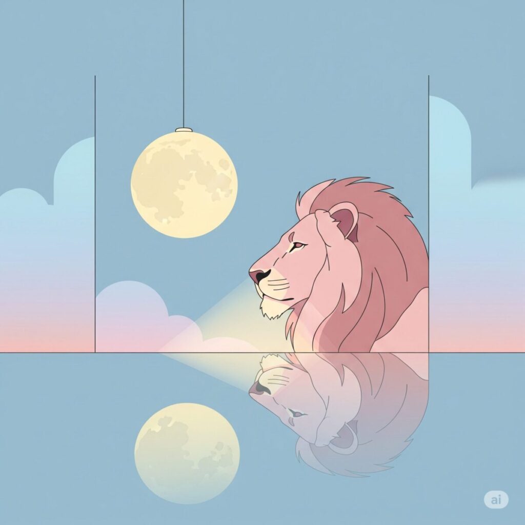 月とライオン