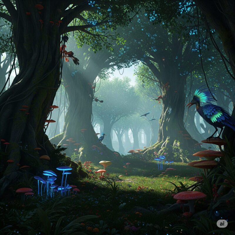 異世界 風景 森林