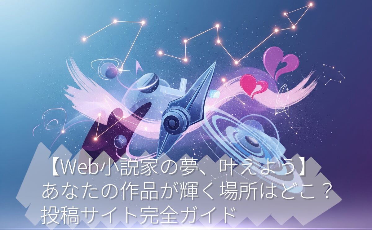 【2025年最新】Web小説投稿サイト徹底比較！あなたにぴったりのサイトは？
